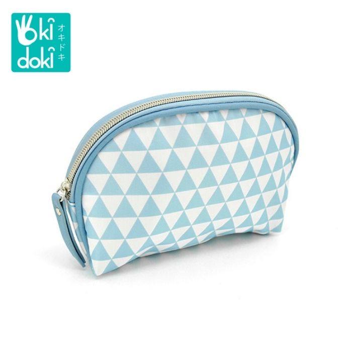 OKIDOKI Cosmetic Bg 3Angle Bl Wh Bpol0117-M175-7 - Tas Make Up