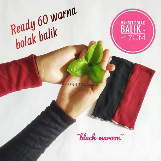 MANSET BOLAK BALIK BAHAN KAOS RIB