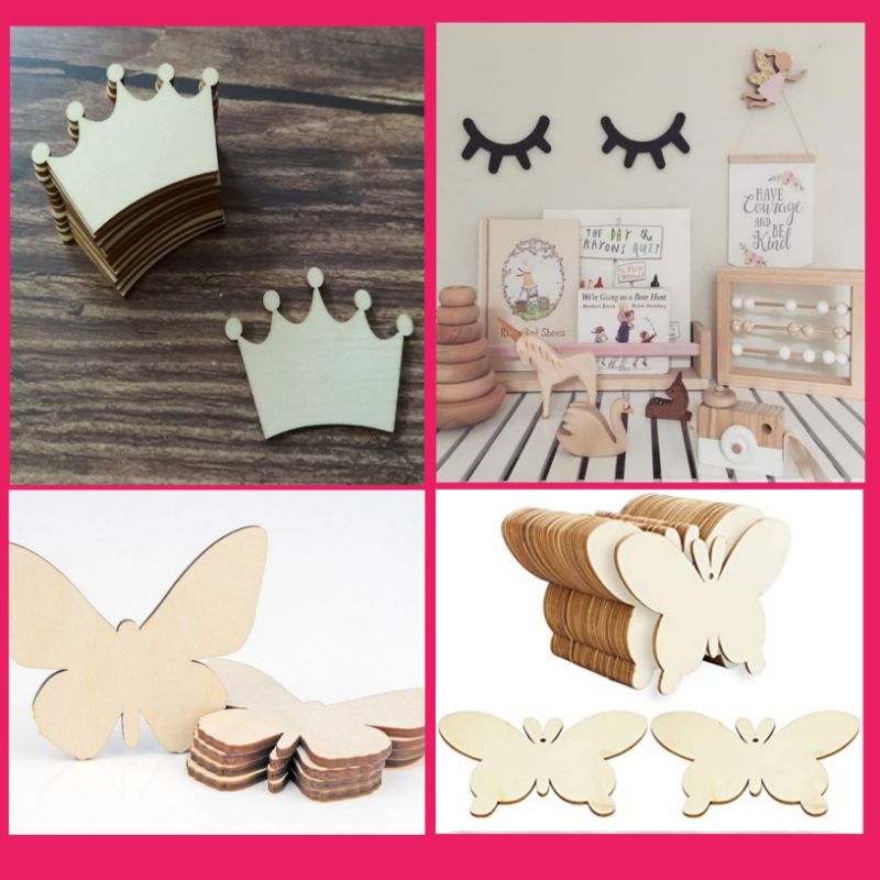 Huruf Kayu Timbul Custom Nama Kayu Hiasan Dinding Dekorasi Ukiran