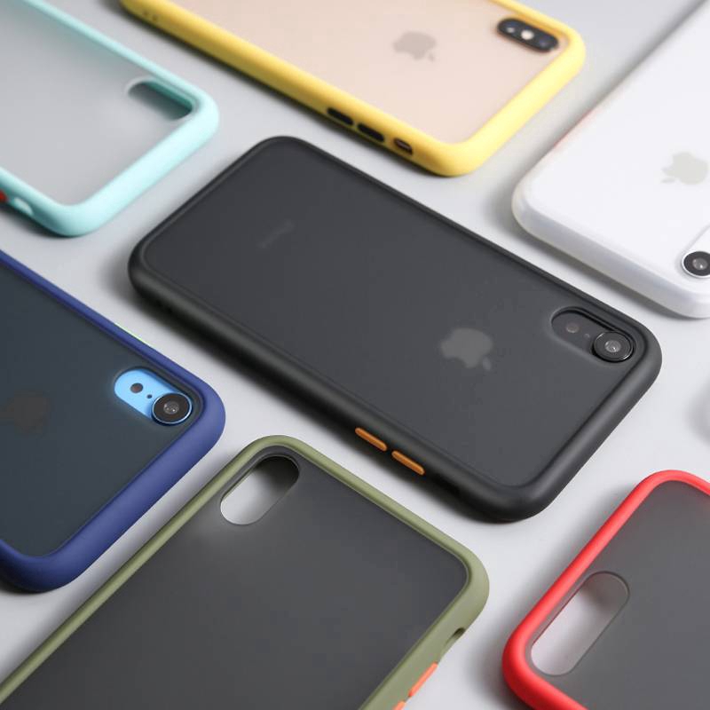 Hard Case Bumper Silikon Matte Transparan Shockproof Cover apple iPhone X Xs MAX XR 6 6s 7 8 Plus 11 PRO MAX