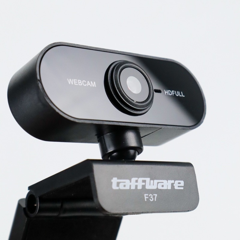 Taffware HD Webcam Desktop PC Laptop Video Conference 1080P with Microphone - F37 - Black