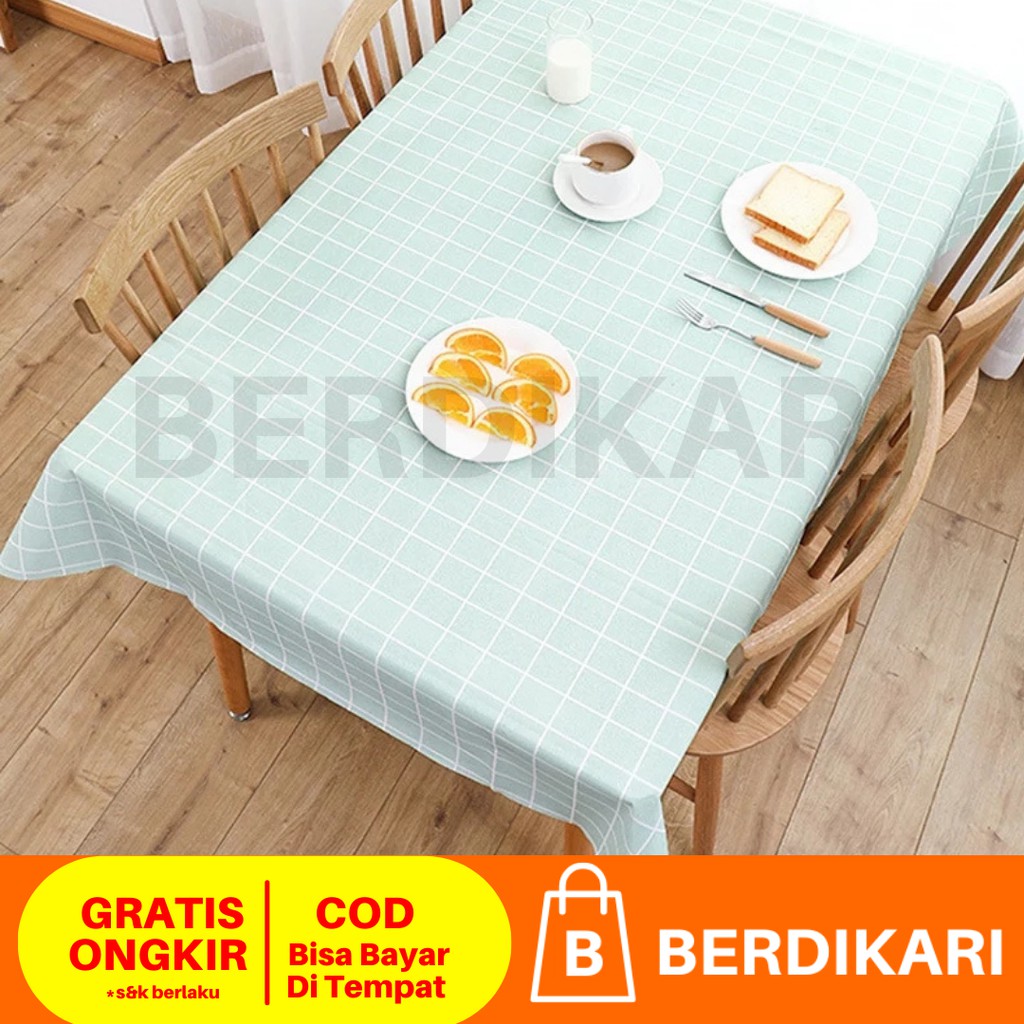 Taplak Meja Makan Anti Air MInyak 137x90cm