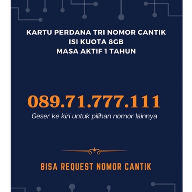 Nomor Cantik TRI 260921.3
