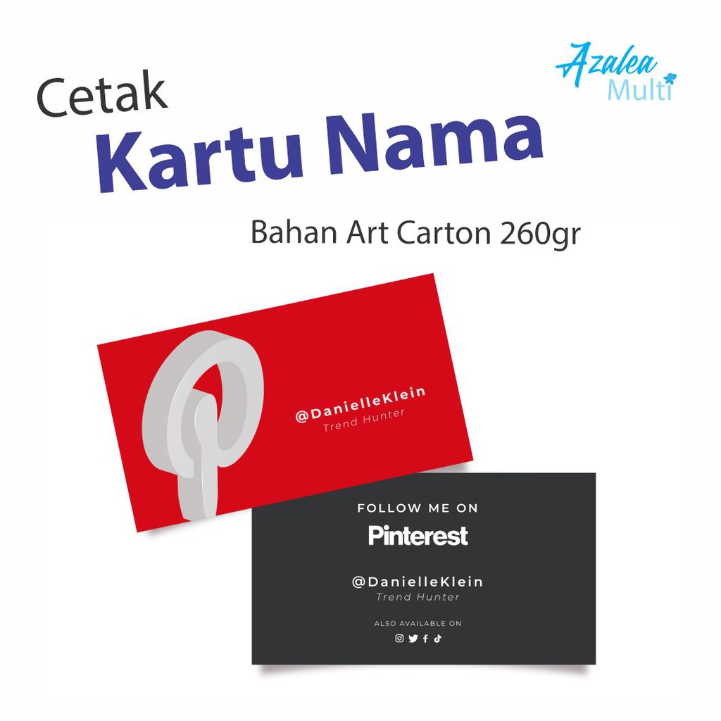 

Cetak Kartu Nama / Cetak 1 sisi / 2 sisi / Laminating Doff / Laminating Glossy