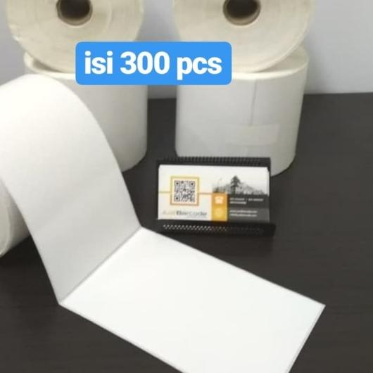 

☛ KERTAS LABEL PRINTER BARE 100 X 150 MM ( 1 LINE ) THERMAL isi 300 ➥