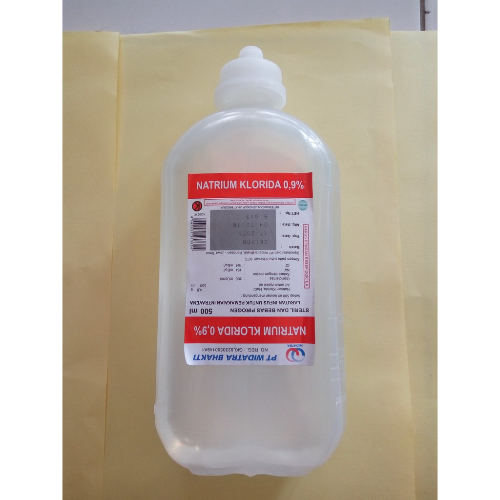  NACL  0 9 500ML CAIRAN NATRIUM CHLORIDA 0 9 KOMPRES 