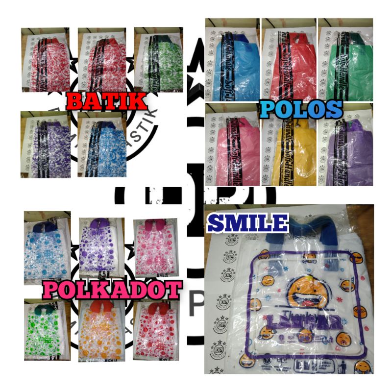

Plastik Baju Handle Polos 35x38 @50lembar shopping bag Kantong olshop souvenir polos