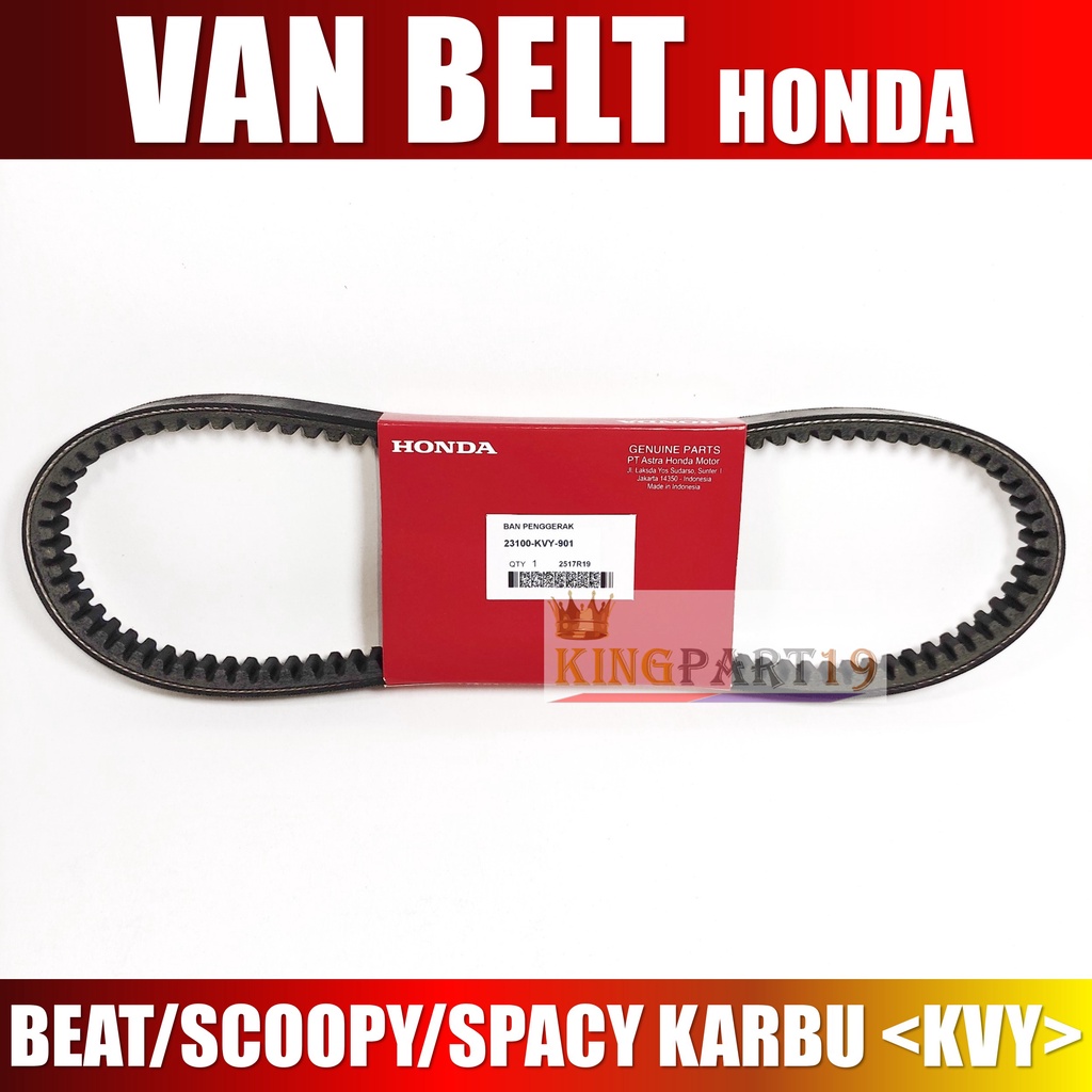 Vanbelt BEAT SCOOPY SPACY KARBU Honda Kode KVY