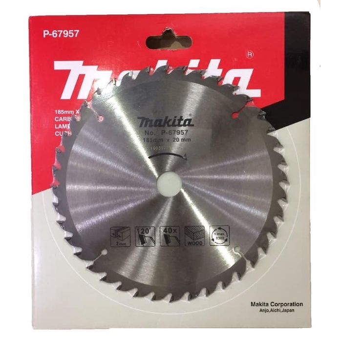 Makita Mata Pisau Potong Tct Saw Blade 7 Inch 40T