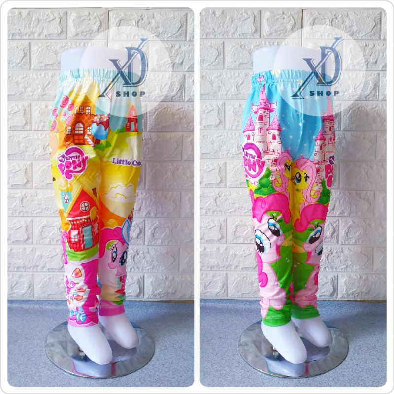 1-10TH COCO ICE Legging Anak Karakter LITTLE PONY Unicorn | Celana Anak Perempuan | Celana Anak Impo