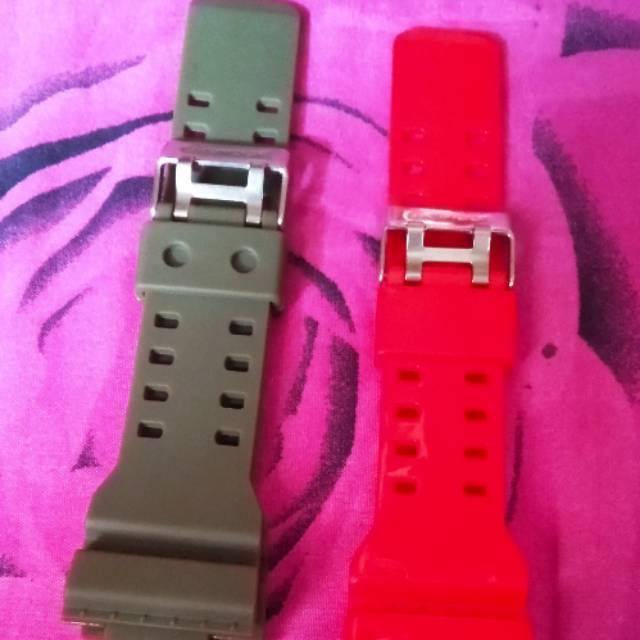 TERMURAH TALI JAM CASIO G-SHOCK GA-100 GA-110 GA-120 GA-200 RUBBER STRAP CASIO G-SHOCK