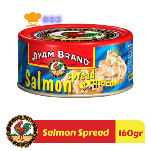 

Ikan Salmon Kaleng Spread Ayam Brand 170gr