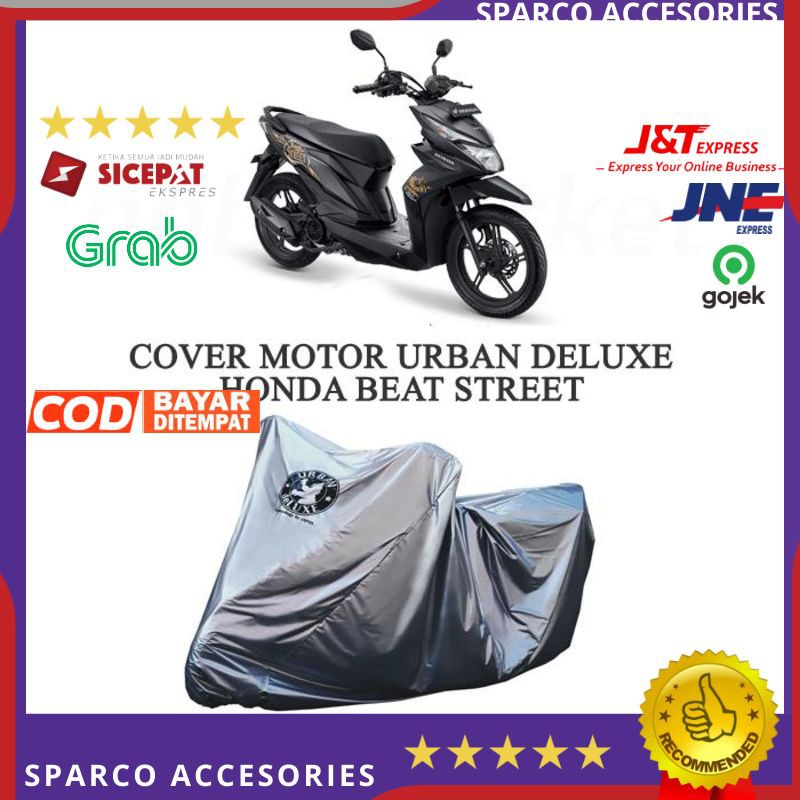 Cover Motor Honda Beat Street Urban Deluxe Standar Sarung Motor Premium Sarung