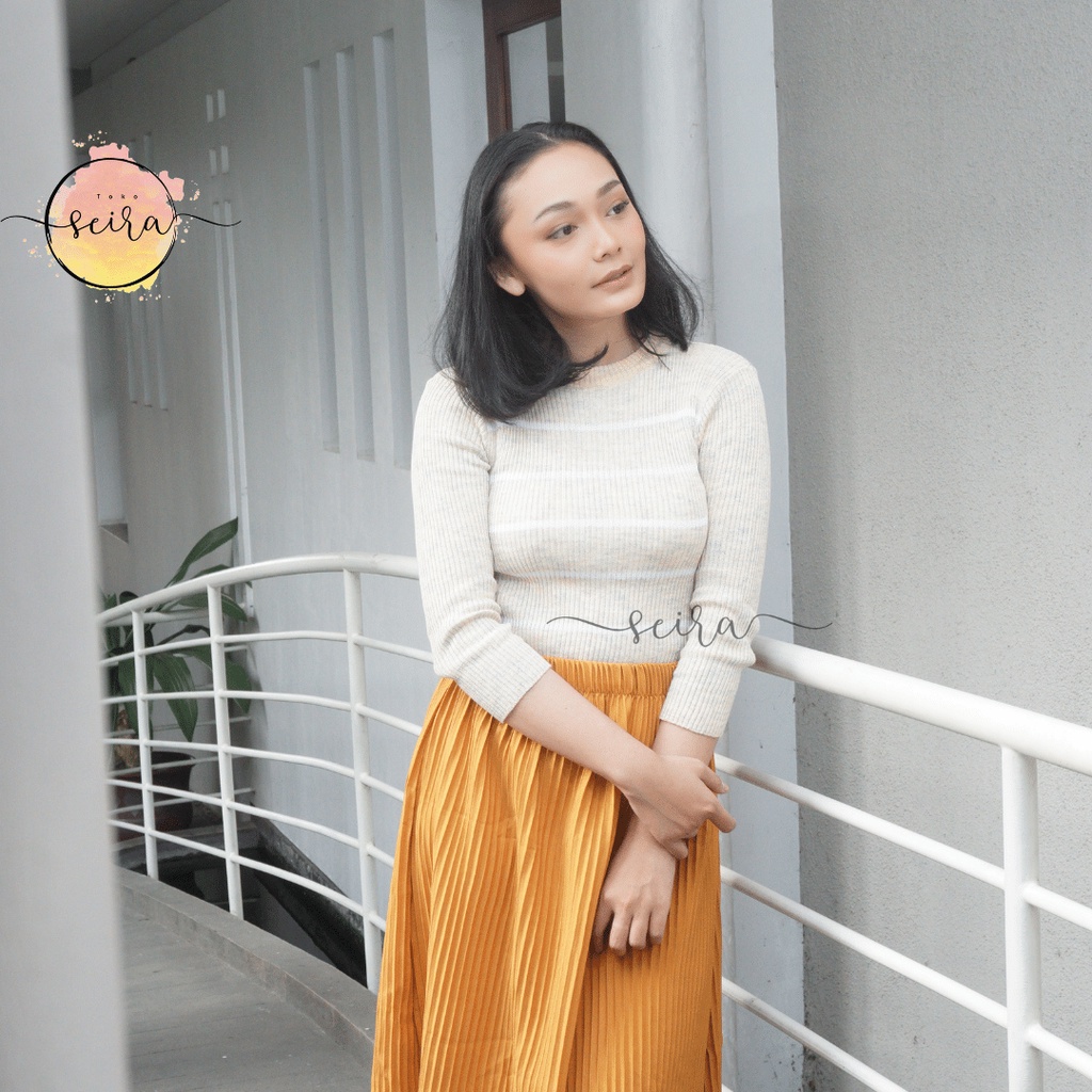 [BISA COD] Twist Oblong / Sweater Rajut Oblong Twist