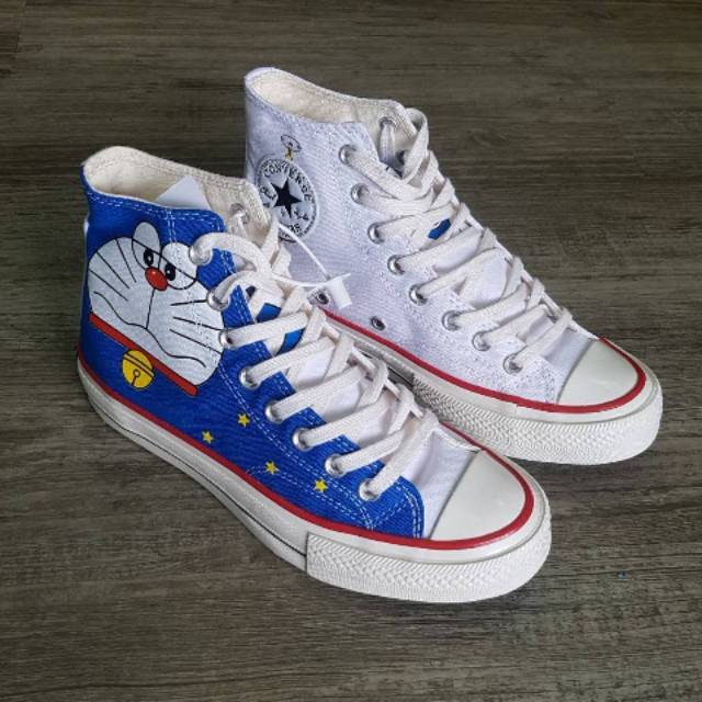Sepatu Converse 70S HI Doraemon Multy Granet Egret - Premium BNIB