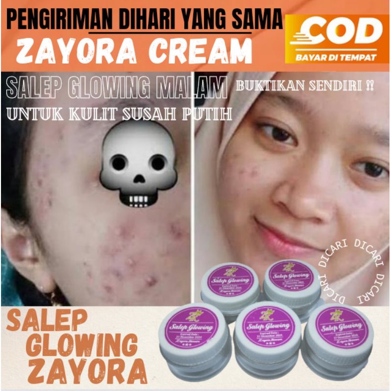 Krim Pemutih wajah Pelicin Kulit Kusam Berminyak Glowing Serum 2 in 1 Pencerah Wajah Serum Kinclong 