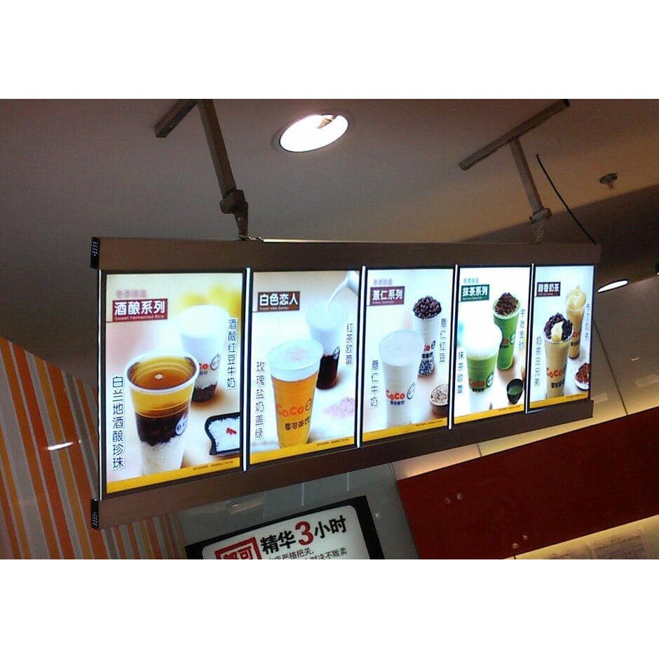 Lightbox Led Menu Frame List Datar Iklan Restoran Indoor Lq Menu B Shopee Indonesia