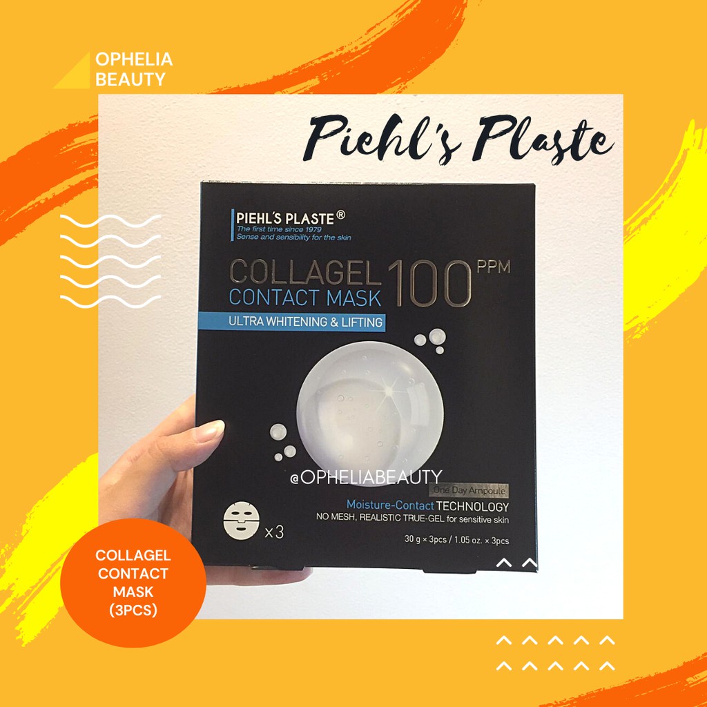 PIEHLS PLASTE COLLAGEL CONTACT MASK - 3pcs