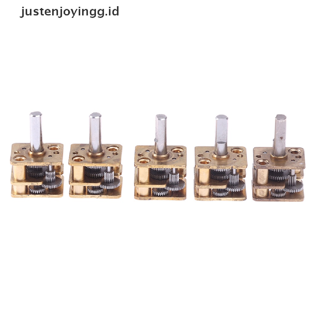 Justenjoyingg.id / 5pcs gearbox Pengurang Tekanan N20 Bahan metal DIY N20