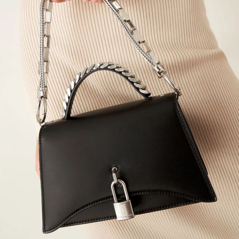 12.12 SALE | CK Padlock Trapeze Bag