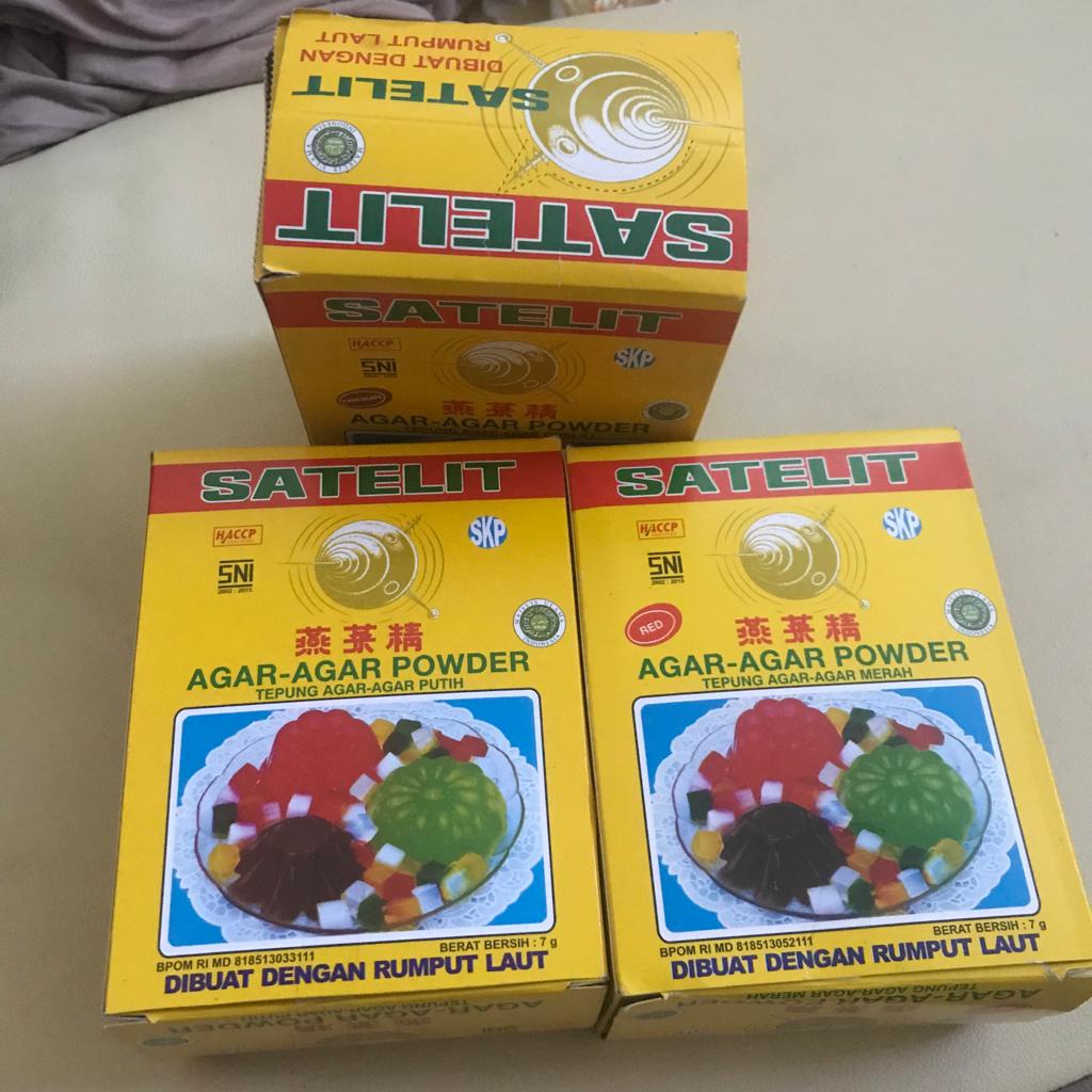 

AGAR-AGAR POWDER SATELIT SUPER 1 BOX ISI 12 PCS