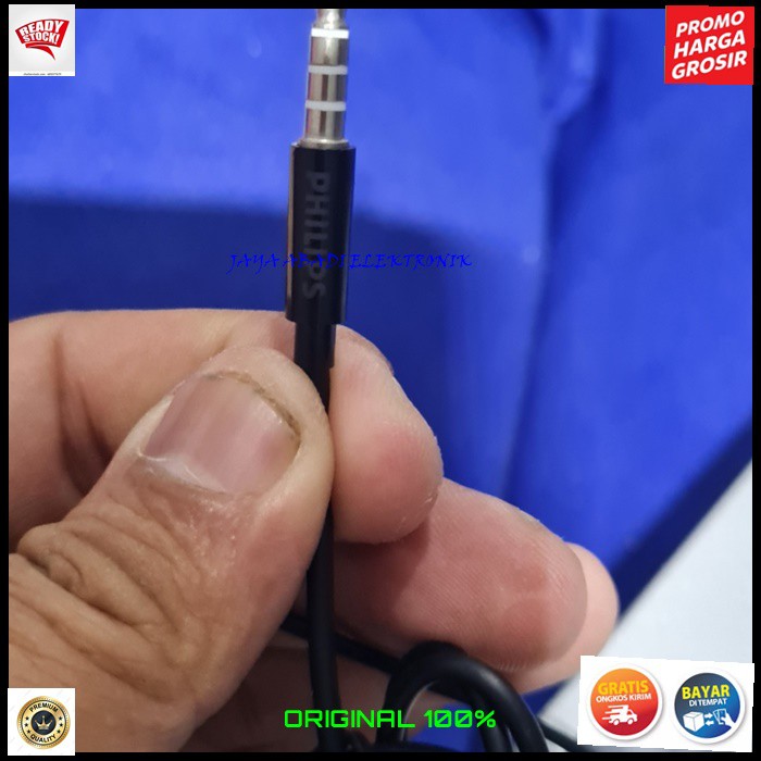 J377 PHILIPS HEADSET IN EAR 3.5 MM DOBEL BASS HANDSFREE DOUBLE BAS EARPOD SUPER HF EARPHONE SUPER PREMIUM MIC KABEL MUSIK CALL NELPON HP AUDIO SOUND SUARA VOKAL KARAOKE ORIGINAL STEREO WIRED BASS+ HEADPHONES HIFI EARPHOD HF HEADSET MIC CABLE EARPHON MUSIK