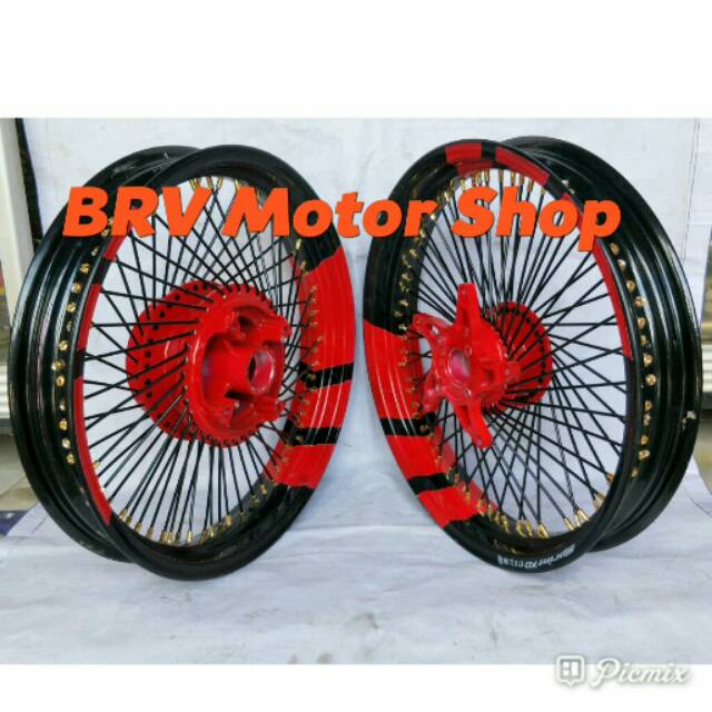 Velg Jari Jari Seribu CB 150 CBR 150 Old New - Velg CB 150 Old CBR 150 Led New Old Siap 17