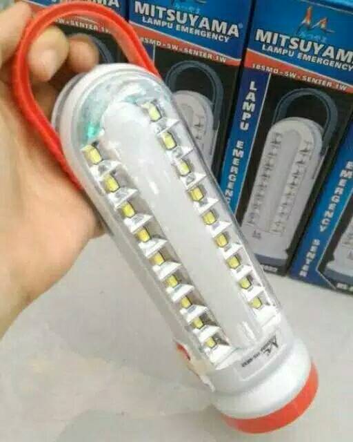 Senter emergency mitsuyama ms 6032 18 smd 5 watt senter 1 watt