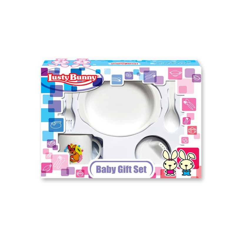 LUSTY BUNNY FEEDING SET ISI 5PCS LB-1406 / LUSTY BUNNY