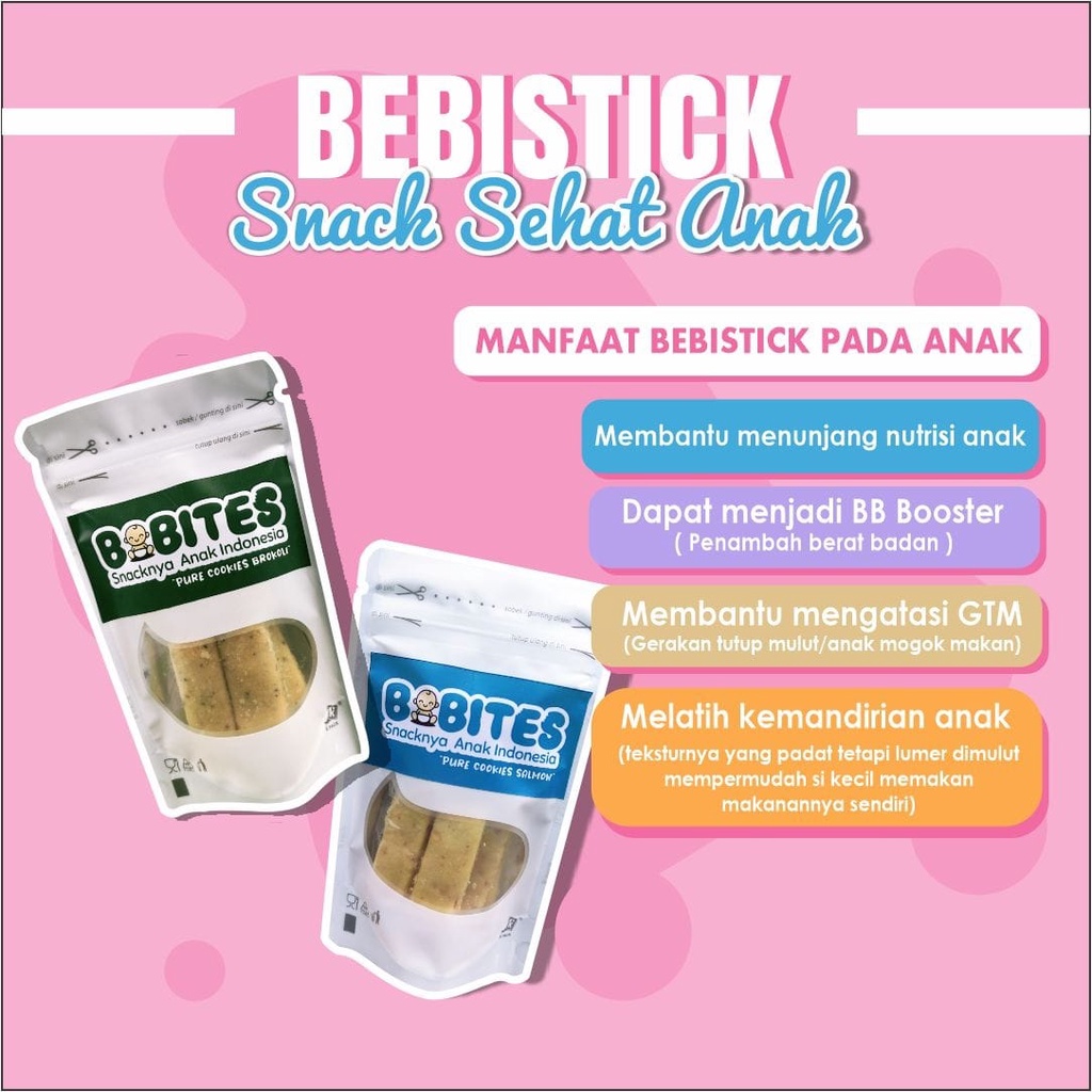 PAKET HEMAT Jar 250gr + 150gr Bebistick Biskuit Bayi Mulai 6 Bulan