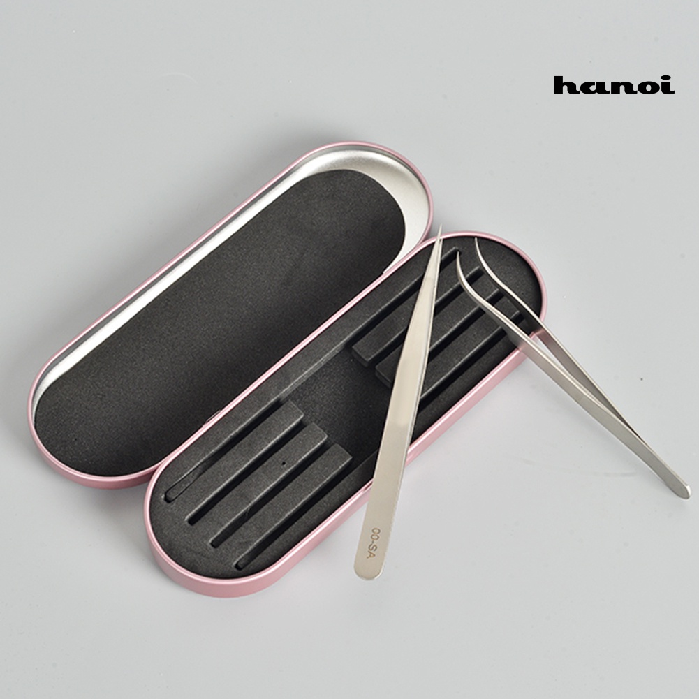 HQTM_Professional Eyelash Extension Storage Box Tweezers Organizer Case Makeup Tool