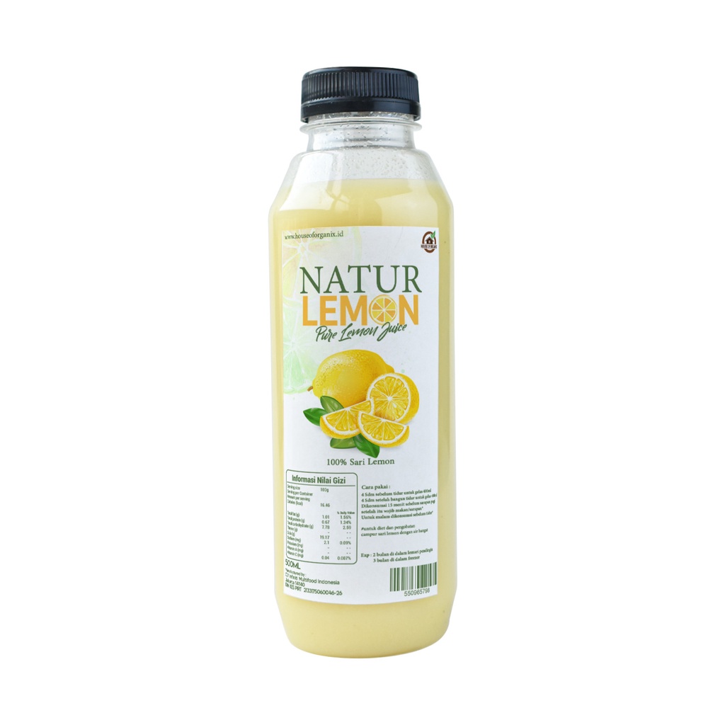 

Ay00! House Of Organix Natur Lemon 500 Ml Jeruk Lemon Murni 100%