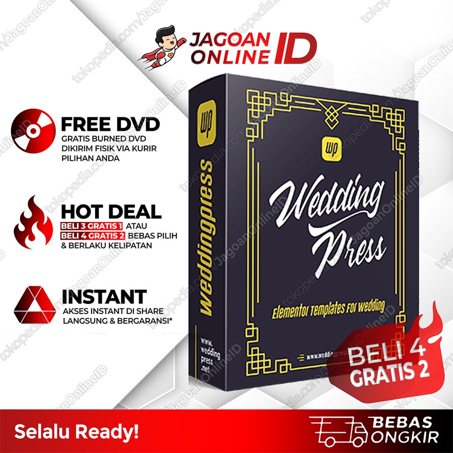 

[JGG] Tema WEDDING WordPress - Landing Page Undangan Pernikahan Online