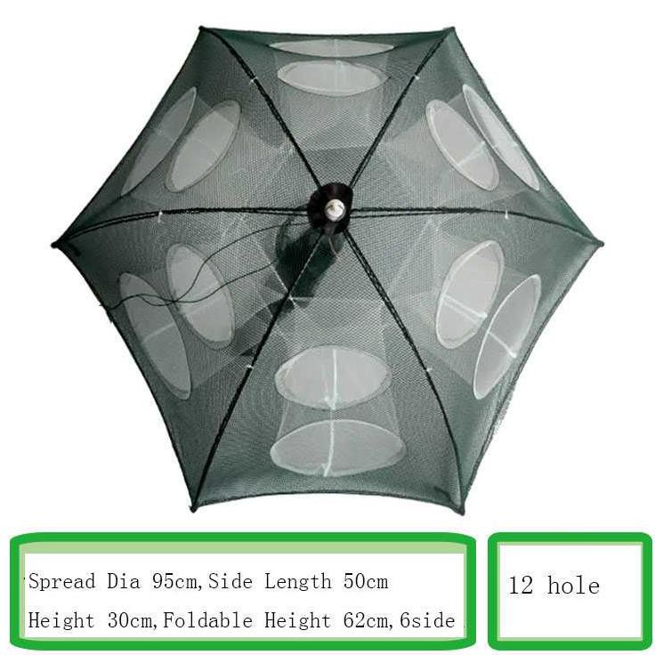 Jaring Pancing Ikan Hexagonal 12 Hole Fishing Net Trap Cage - H14572