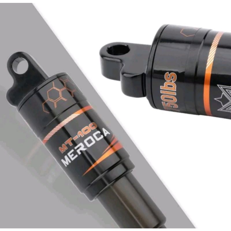 Meroca Rear Shock 190mm Rear Shock Oil Spring Sepeda MTB