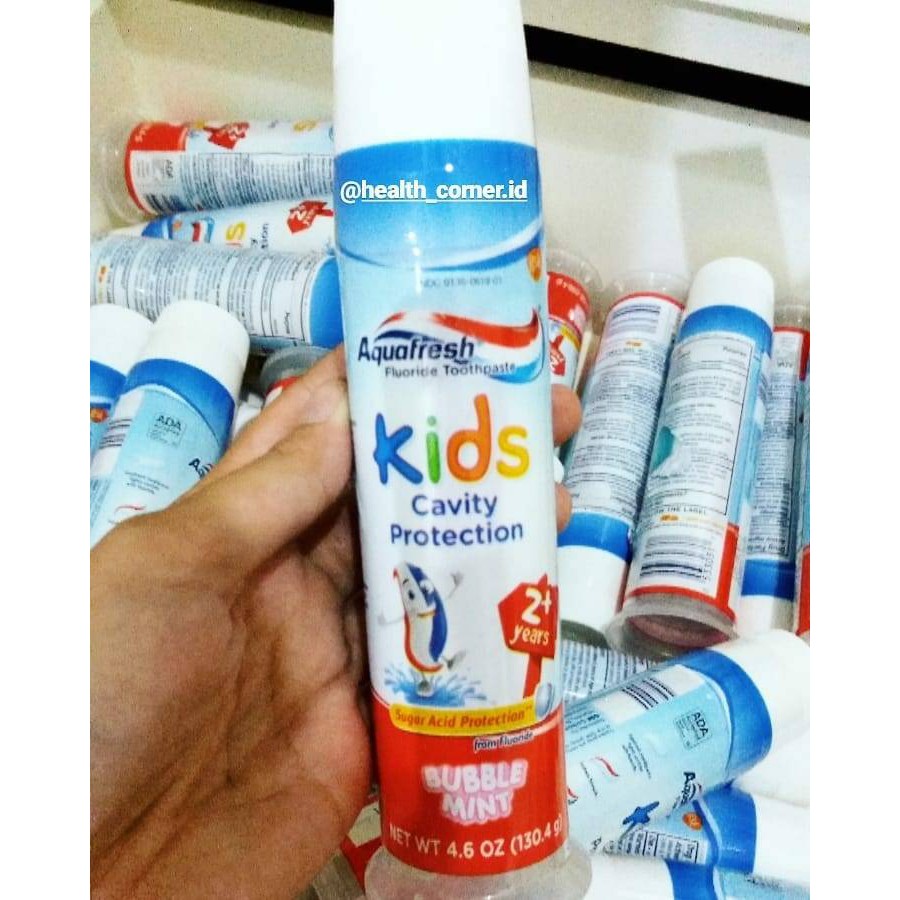 Aquafresh Kids Cavity Protection Toothpaste Bubblemint ED 09/2022
