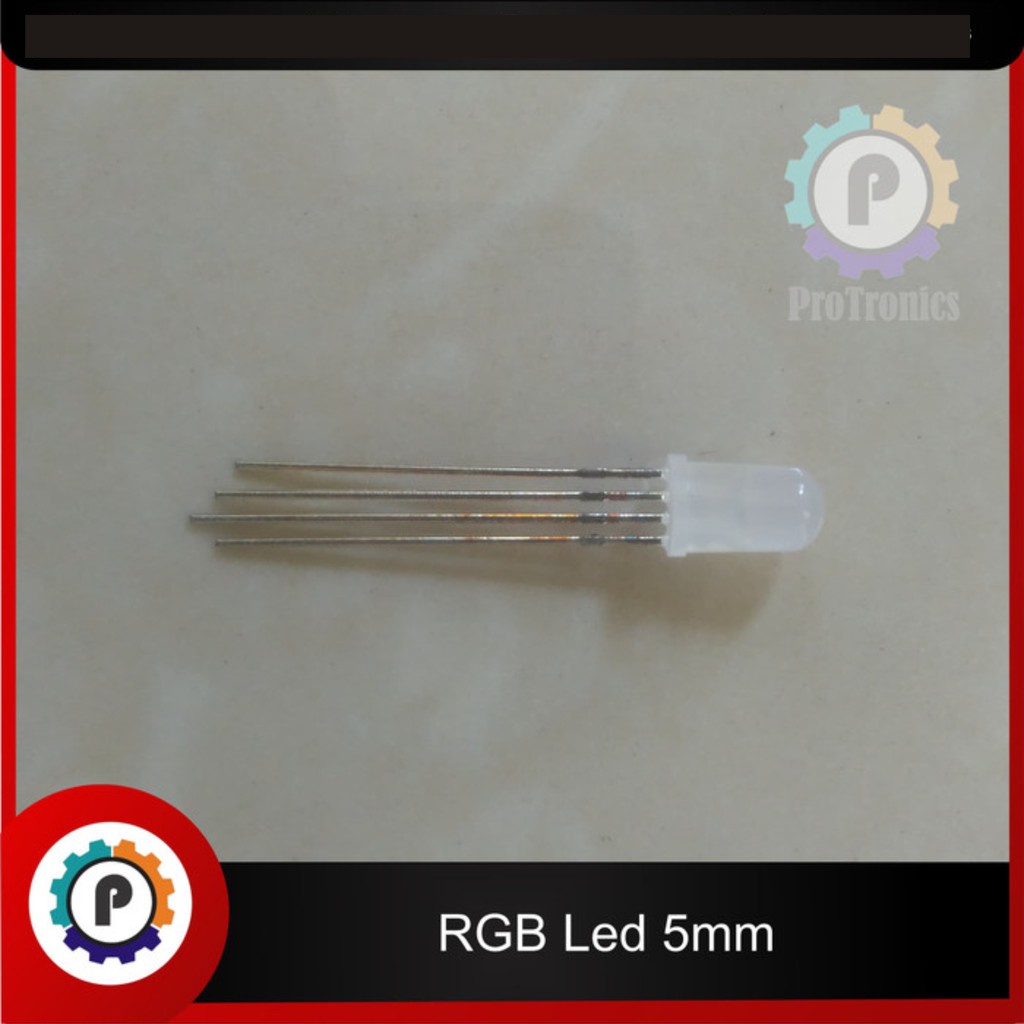 RGB Led 5mm 4 pin diffused