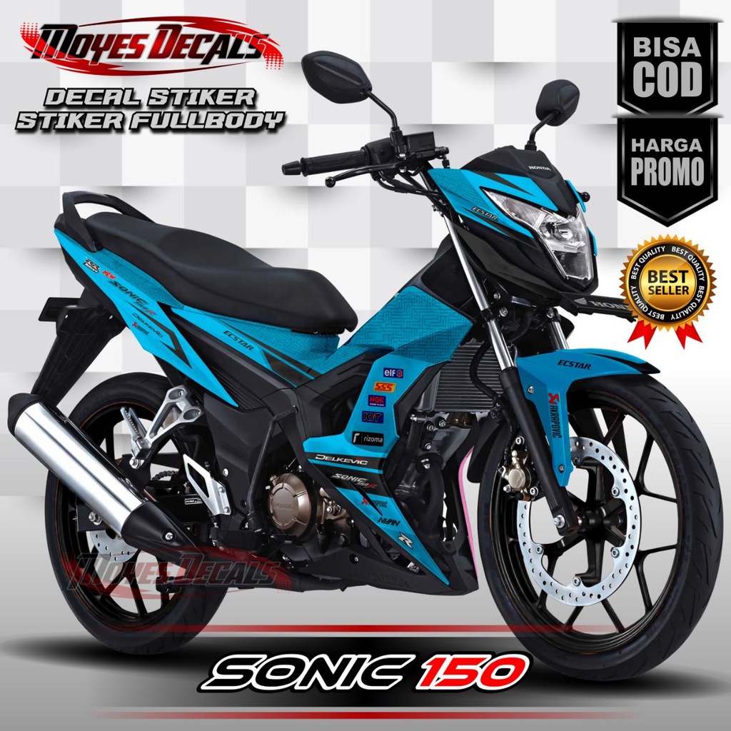 DECAL STIKER FULLBODY MOTOR SONIC 150 DECAL STRIFING FULL BODY SONIC 150 STIKER FULLBODY DESAIN ROAD