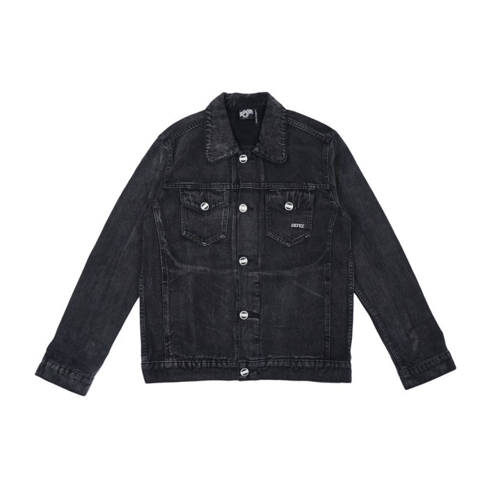 Defly Jaket Jeans Denim - Black Rider