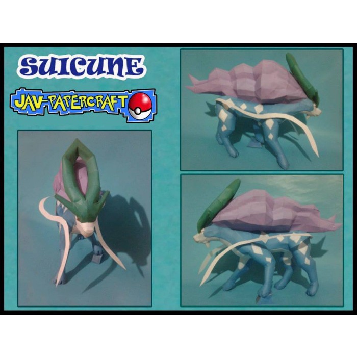 pokemon suicune Papercraft