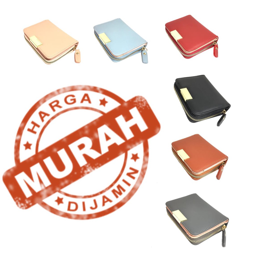 DOMPET KARTU MORTEGA Wallet Card Cewek Simple Purse Murah Model Keren K-03