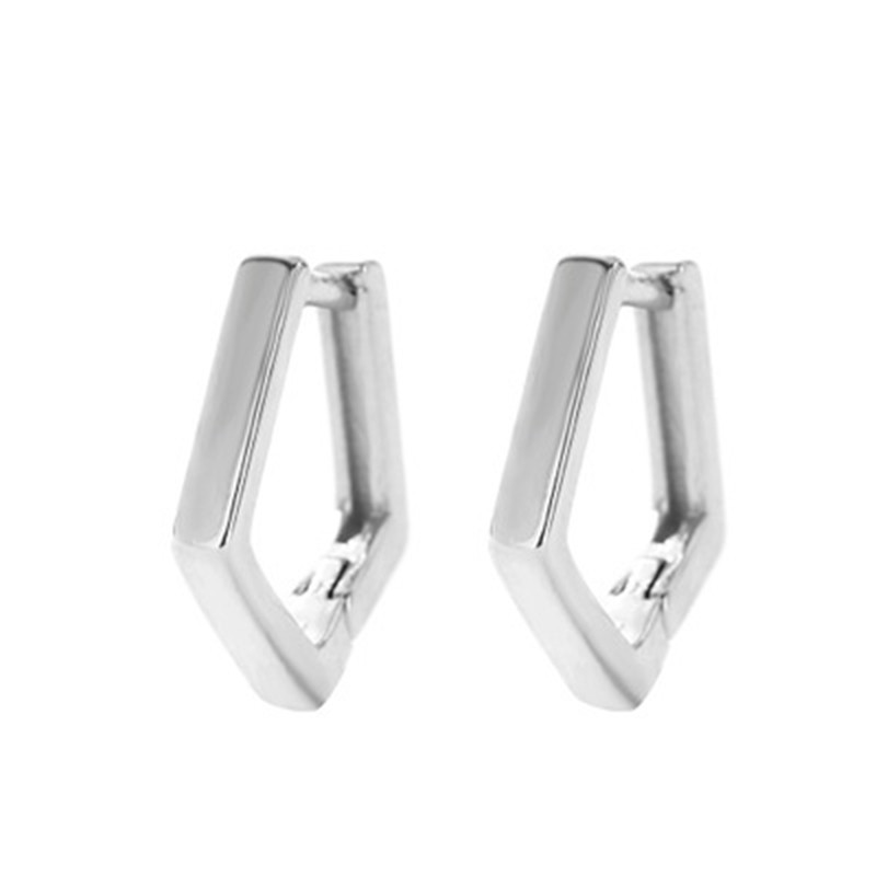 925 anting perak sterling anting-anting wanita dengan perhiasan fashion berlian-B