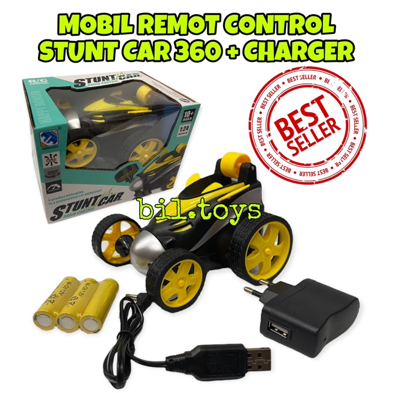 MAINAN ANAK MOBIL REMOTE CONTROL 360° RC STUNT CAR DENGAN LAMPU MAINAN ANAK LAKI LAKI RC STUNT CAR