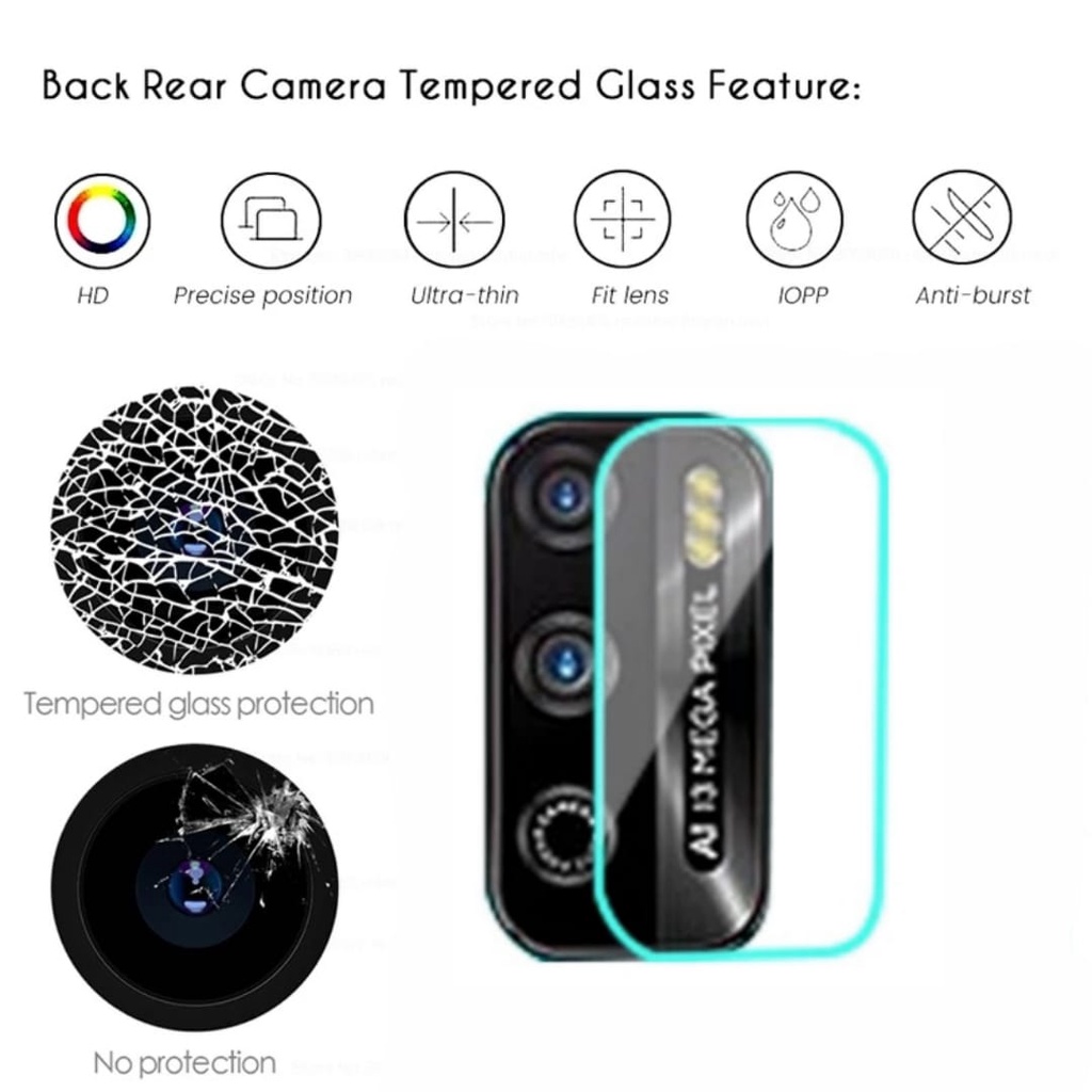 PROMO Tempered Glass Lens Camera INFINIX Hot 9 Play Anti Gores Kaca Pengaman Lens Camera Protection