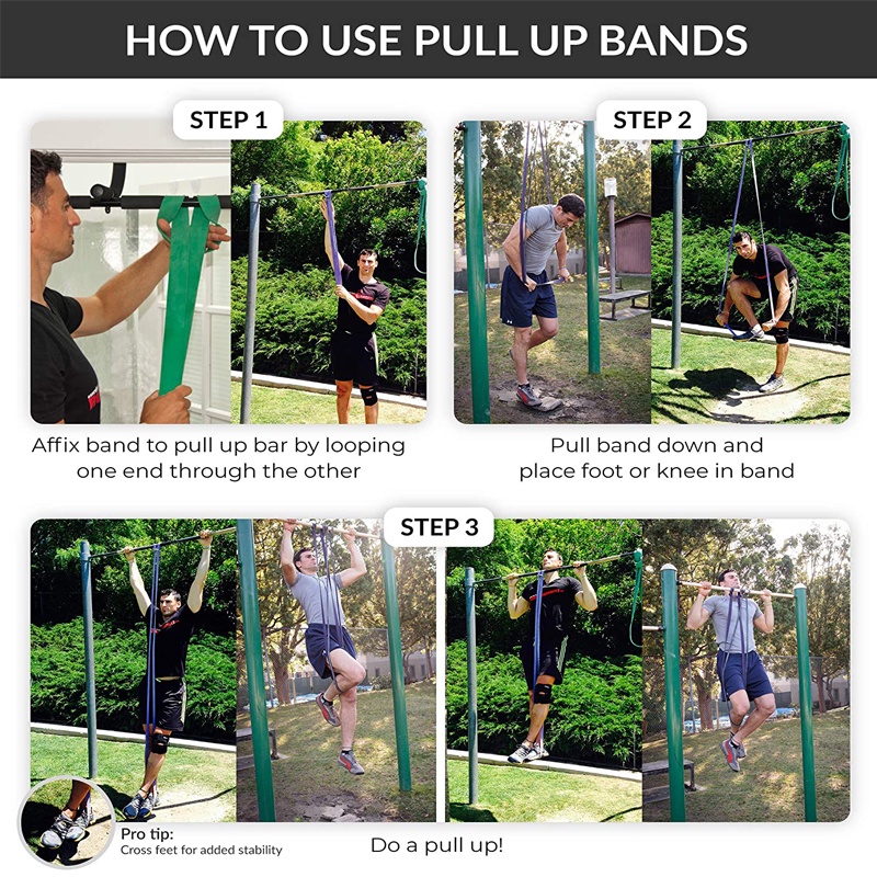 Resistance Band Elastis Untuk Latihan Pull Up / Pilates / Gym