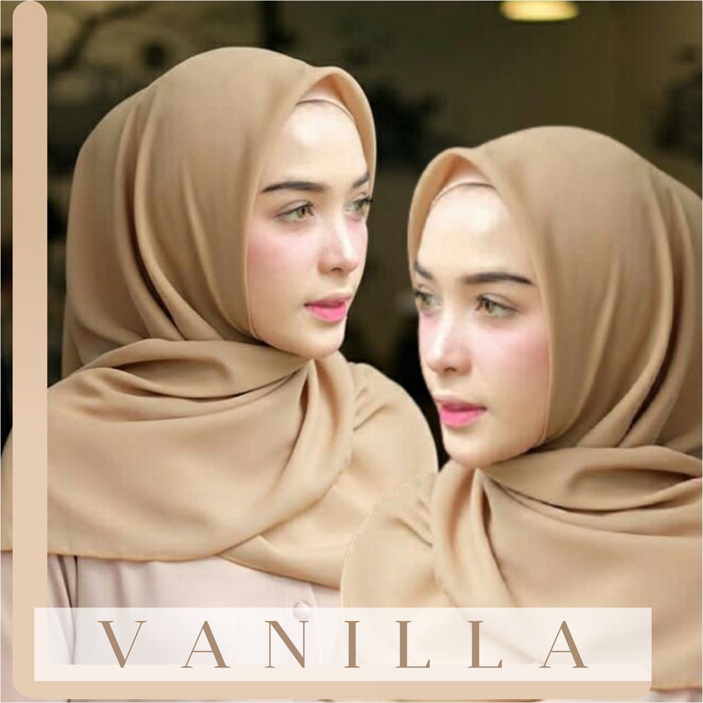 BELLA SQUARE PREMIUM POLLYCOTTON//HIJAB MURAH//HIJAB SEKOLAH//KERUDUNG