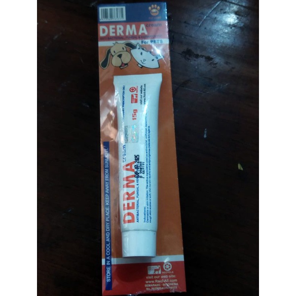 Derma Cream 15gr - Salep Anti Jamur Untuk Hewan