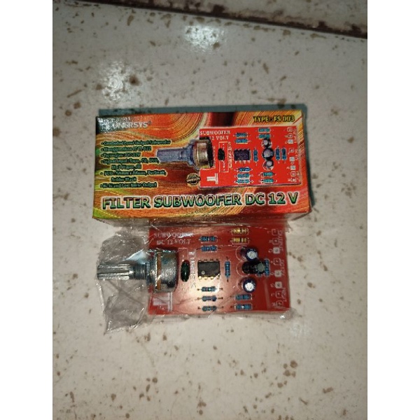 Kit filter subwoofer dc 12v tunersis FS 003