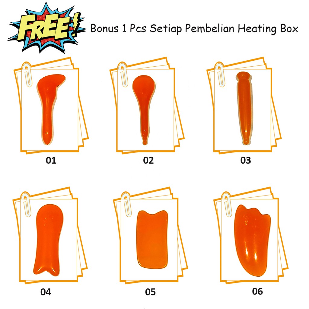 Hot Stone Massage 18 Pcs Plus Spa Hot Stone Heating Box ( Paket Box 2 ) | Hot Stone | Massage | Spa | Batu Kesehatan