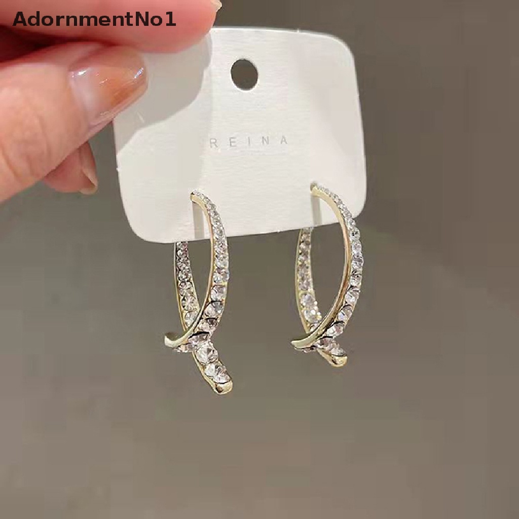 (AdornmentNo1) Anting Gantung Panjang Tusuk Motif Salib + Geometri Aksen Hollow Untuk Perhiasan Wanita